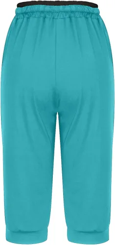 Miniatura 64 de Pantalones capri para mujer, estilo casual, de verano, elásticos, de cintura alta, pantalones de yoga, ajuste atlético, pantalones deportivos