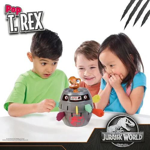 Miniatura 5 de TOMY Pop Up T-Rex - Juego de mesa para familias y niños en edad preescolar para la noche de juegos en familia - Actividades para niños y juguetes