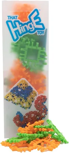 Miniatura 16 de That Hinge Toy - Juego de 82 piezas azul + rosa, animal + más juguete de construcción STEM