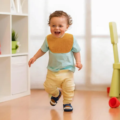 Miniatura 5 de POIKSHARK Paquete de 6 baberos de muselina unisex para niños y niñas, baberos de algodón, baberos de babeo y dentición para bebés Neutro