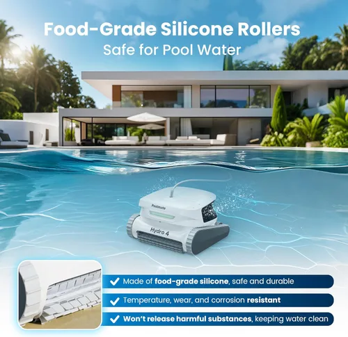 Miniatura 3 de Chasing Hydro 4 - Aspiradora de piscina enterrada Robot de piscina con cable de 50 pies para limpieza de pisos, paredes y líneas de flotación