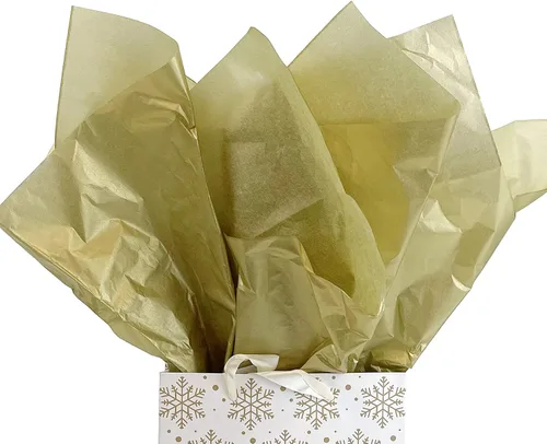 Miniatura 13 de Allgala Papel de regalo de seda, crepe de color, embalaje para regalos, 100 hojas de 20 x 26 pulgadas, color blanco, ideal para bodas, cumpleaños