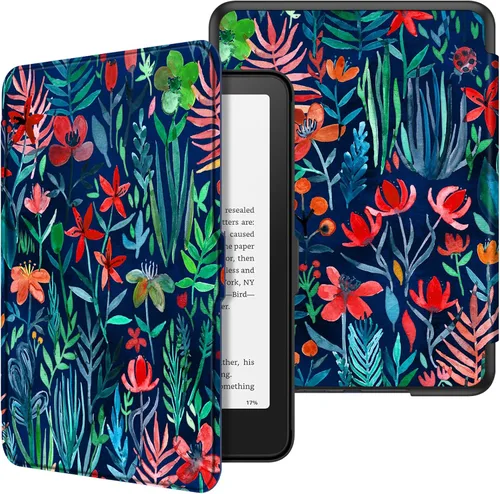 Miniatura 14 de Fintie Funda para Kindle Paperwhite de 7" (12ª generación, 2024) y Kindle Colorsoft - Funda protectora de piel sintética delgada y ligera
