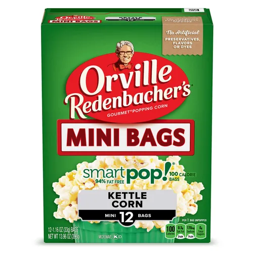 Miniatura 4 de Orville Redenbacher's Smart Pop! Palomitas de maíz con sabor a mantequilla (paquete de 2) 6 cajas