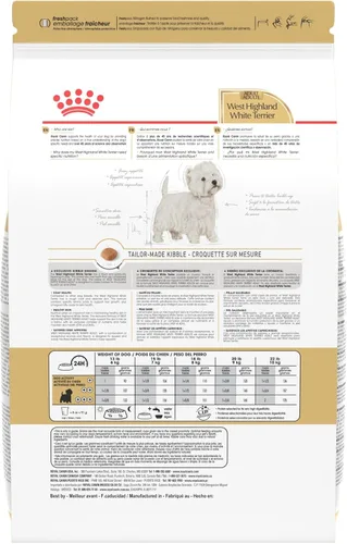 Miniatura 8 de Royal Canin Breed Health Nutrition West Highland White Terrier - Alimento seco para perros adultos, bolsa de 10 libras
