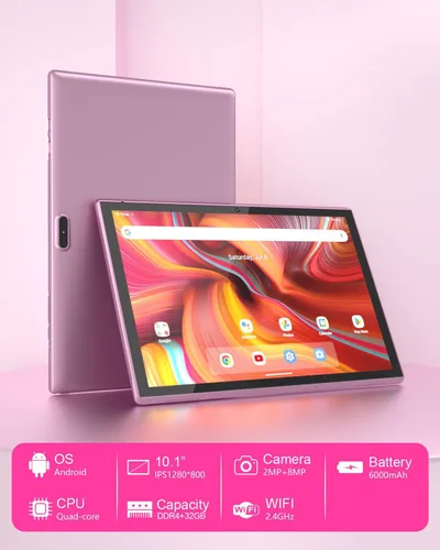 Miniatura 6 de Tablet de 10 Pulgadas Android Tablets 10" Tableta Computadora con 32GB ROM 2GB RAM Soporta Expansión de 1TB Cámara 2MP+8MP WiFi BT Pantalla HD