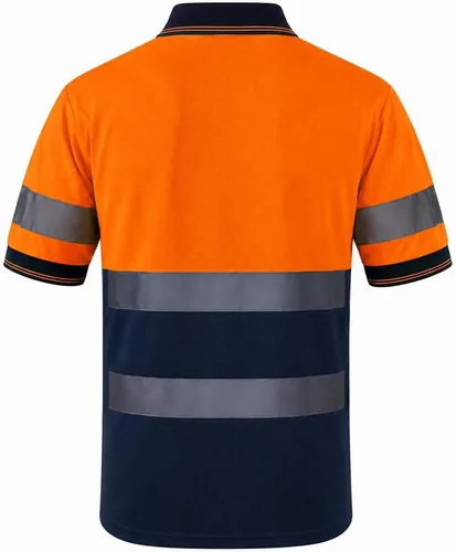 Miniatura 3 de SMASYS Polo de seguridad - Construcción reflectante Hi-viz ropa de trabajo camisetas con bolsillos para mujeres y hombres