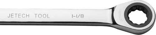 Miniatura 3 de Jetech Llave combinada de trinquete de 1-1/8 pulgadas (paquete de 5) - Llave de engranajes de acero Cr-V de grado industrial métrico en acabado Sae