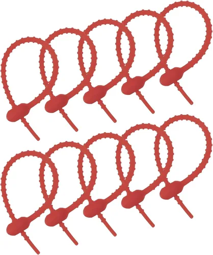 Miniatura 8 de MECCANIXITY Paquete de 30 bridas de silicona reutilizables de 6 pulgadas para el hogar, oficina, cocina, organizador de bolsas de alimentos, gestión