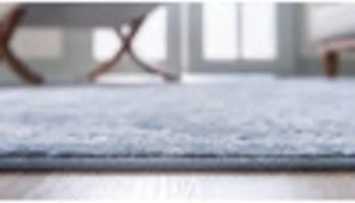 Miniatura 7 de Unique Loom Portland Collection - Alfombra Albany (2 pies 2 pulgadas x 8 pies, color azul/gris)