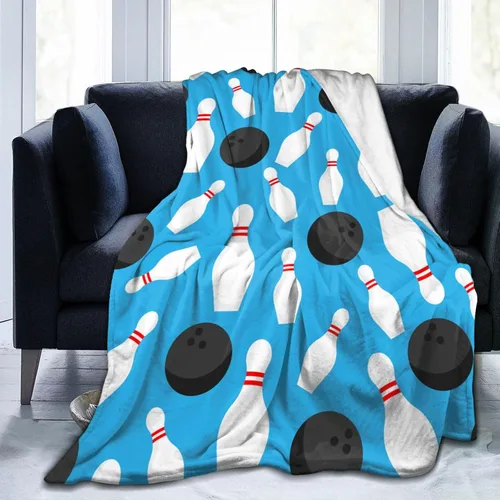 Miniatura 11 de Manta morada con patrón divertido de pelota de golf, ropa de cama suave, cálida y acogedora, manta de franela de vellón de felpa, regalos para niños