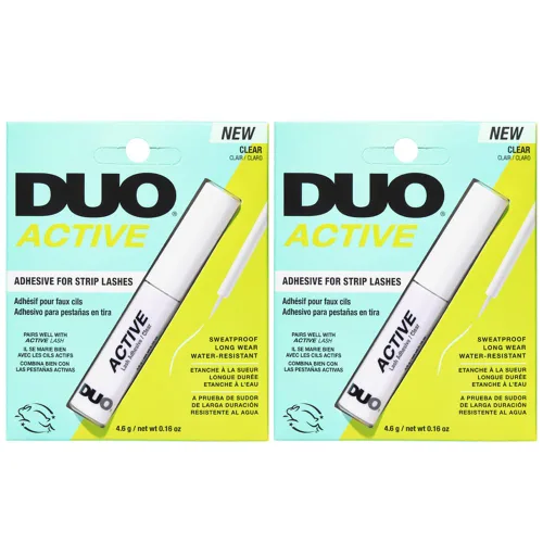 Miniatura 9 de DUO Active Pegamento Negro para Pestañas - Adhesivo para Pestañas Resistente al Agua y de Larga Duración para Pestañas Postizas, 0.16 oz, Paquete