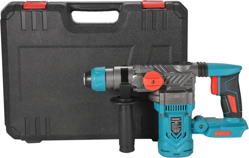 Miniatura 5 de Taladro de martillo giratorio sin escobillas para batería Makita de 18 V (solo herramienta) – Impacto de 3.2 julios, mandril SDS-Plus de 1-1/8