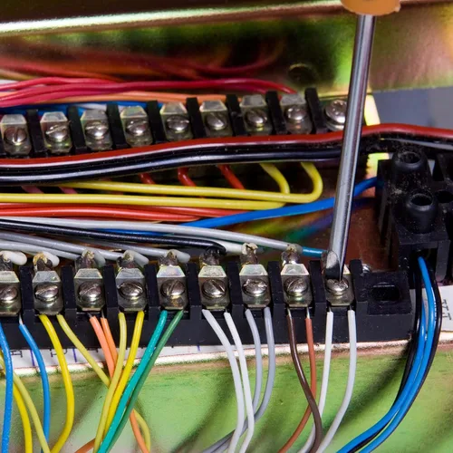 Miniatura 6 de uxcell 4 unids 8 posiciones filas dobles 600 V 25 A cable barrera bloque terminal tira TB-2508L