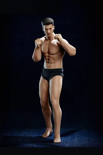 Miniatura 2 de Fremego Figura de Acción Masculina a Escala 1/12, Cuerpo de Muñeca de Figura de Acción Masculina Súper Flexible sin Costuras de 6 Pulgadas Colección