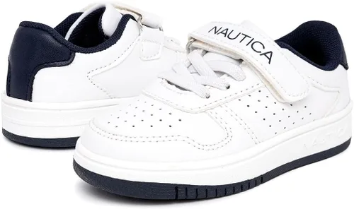 Miniatura 6 de Nautica Tenis para niños con correa ajustable y correas elásticas Zapatos casuales cómodos para niños y niñas (bebéniño pequeño)