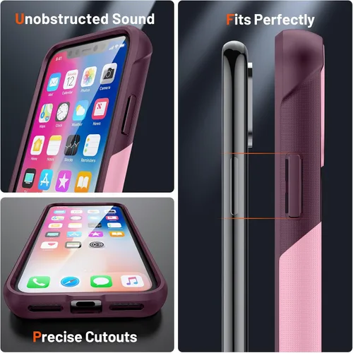 Miniatura 315 de Jeylly Funda para iPhone SE/Funda para iPhone 5S, Exterior de Plástico Duro que Absorbe Golpes + Interior de Silicona de Goma Defensor contra