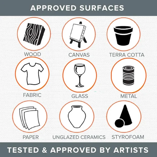 Miniatura 7 de DecoArt DASK268 – Pintura de acabado Dazzling Metallics – paquete de muestras