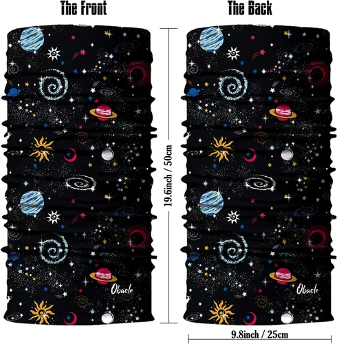 Miniatura 3 de Obacle Bandana sin costuras, máscara facial rave, para mujeres y hombres, para protección contra el polvo, el viento y el sol