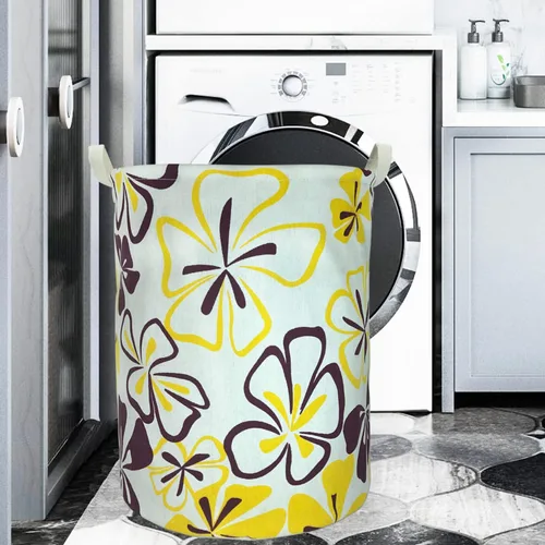 Miniatura 2 de Merdes Cesta de Ropa Sucia Plegable Impermeable de 19.7'', Cesta de Ropa Sucia, Organizador de Almacenamiento Contenedor de Lino para Colección