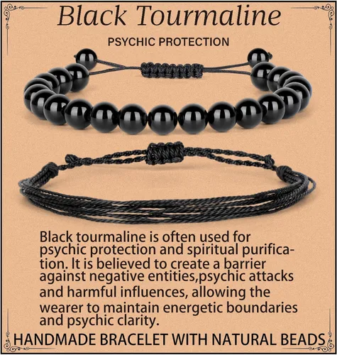Miniatura 62 de LPBeads Pulsera de piedra natural hecha a mano de tamaño ajustable