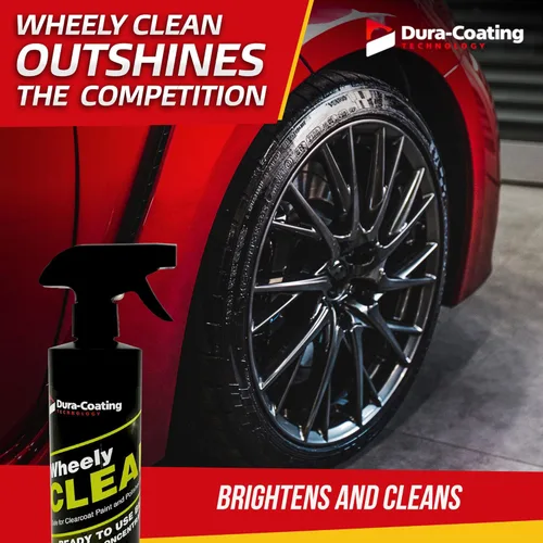 Miniatura 6 de DURA-COATING TECHNOLOGY Wheely Clean - Spray limpiador de ruedas profesional - Limpiador de neumáticos y limpiador de llantas listo para usar