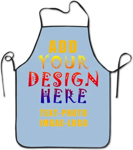 Miniatura 27 de Delantal personalizado personalizado para mujeres y hombres, delantales de cocina para cocinero, nombre personalizado, texto, logotipo, imagen