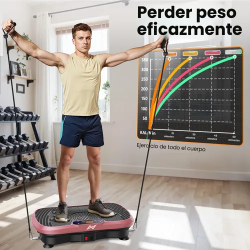 Miniatura 4 de AXV Vibration Plate Fitness Platform Exercise Machine Vibrating Shaking Full Body Shaker Workout Vibrate Stand Shake Board Sport for Weight Loss Fat