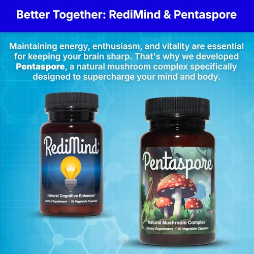 Miniatura 11 de RediMind - Suplemento Natural para Mejora Cognitiva en Cápsula - Sin GMO, Vegano, Sin Gluten