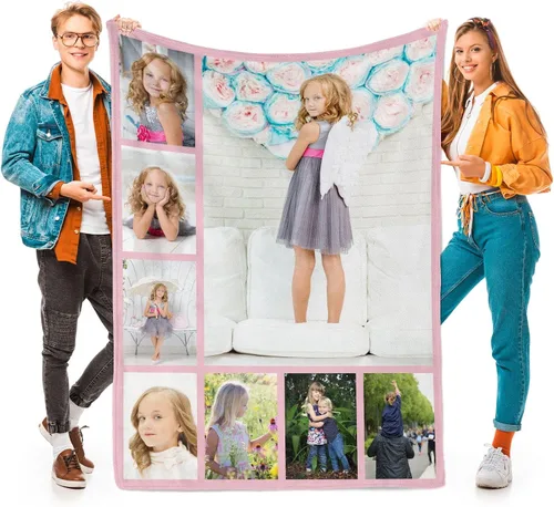 Miniatura 12 de Printwoo Mantas personalizadas con foto, mantas de fotos personalizadas con mi propia foto, mantas personalizadas con imagen, regalos personalizados