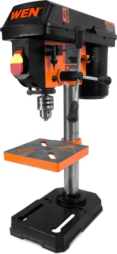 Miniatura 2 de WEN 4208T - Prensa de taladro de mesa de hierro fundido de 2.3 amperios y 8 pulgadas y 5 velocidades y mesa de prensa de taladro de 24 x 12 pulgadas