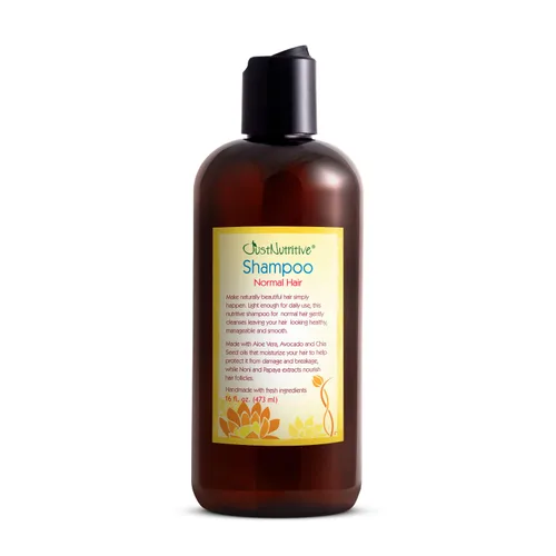 Just Nutritive Champú para cabello normal | El mejor champú para tipos de cabello normales | Deja el cabello fresco y genial
