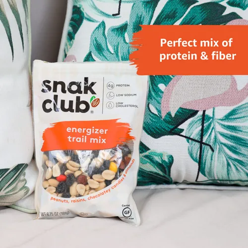 Miniatura 5 de Snak Club Energizer Trail Mix, sin gluten, 1 libra (paquete de 6)