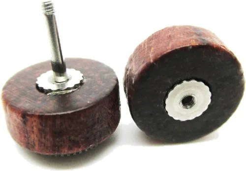 Miniatura 4 de Aretes de madera orgánica con emblema de anclaje de metal - Nuevo!, Metal