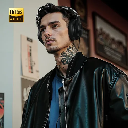 Miniatura 2 de OneOdio A71D - Auriculares con cable de diadema, auriculares de monitor de estudio, auriculares estéreo de DJ de alta resolución con diseño