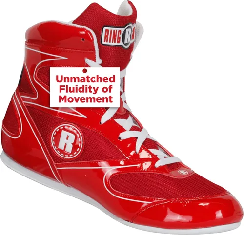 Miniatura 6 de Ringside Zapatos de Boxeo Invictos, Zapatos de Cuero Sintético para Hombres y Mujeres, Ligeros, Zapatos de Tobillo Altos para Boxeo, Entrenamiento
