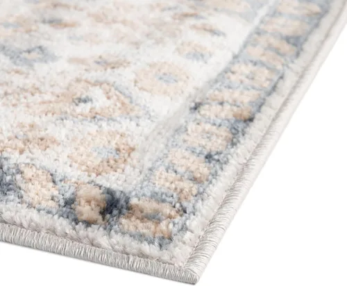 Miniatura 7 de Unique Loom Oxford Collection - Alfombra Sheldonian (5 x 8 pies, rectangular, crema/azul marino)