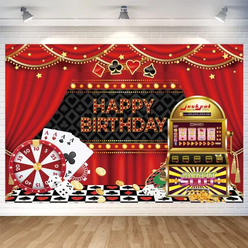 Miniatura 5 de Fondo de baloncesto con texto en inglés «Happy Birthday» para decoración de fiesta de baloncesto en interiores y exteriores, suministros