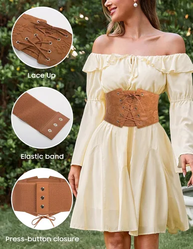 Miniatura 62 de GRACE KARIN Corsé elástico elástico para mujer