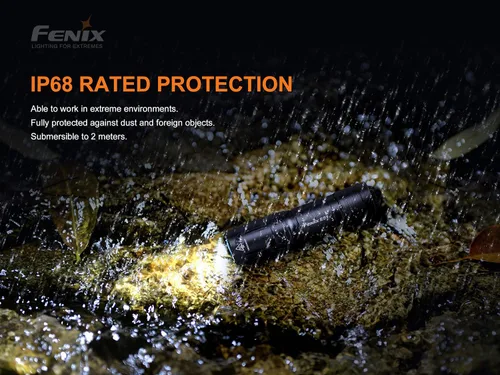 Miniatura 7 de Fenix Linterna LED E01 V2 de 100 lúmenes con batería alcalina AAA EdisonBright (azul)