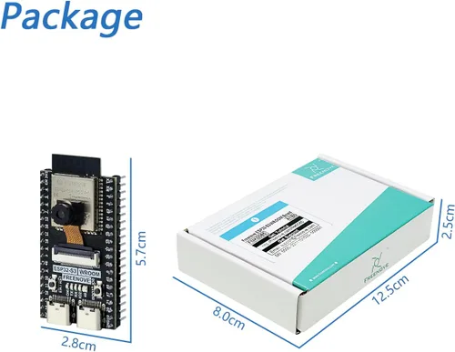 Miniatura 6 de Freenove Placa ESP32-S3 ESP32 S3 CAM (flash de 16 MB), microcontrolador de doble núcleo de 32 bits a 240 MHz, cámara a bordo inalámbrica, código