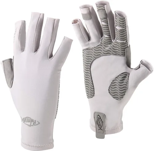 Miniatura 7 de Palmyth Guantes de pesca sin dedos con protección UV, UPF50+, guantes de sol para hombres y mujeres para kayak, senderismo, remo, conducción