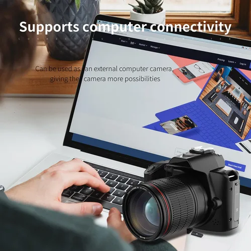 Miniatura 9 de HURRISE Cámaras para Fotografía 4K vlogging Cámara Digital 64MP cámaras fotograficas Principiantes DSLR Viajes Principiante Barato aa Batería zs200d