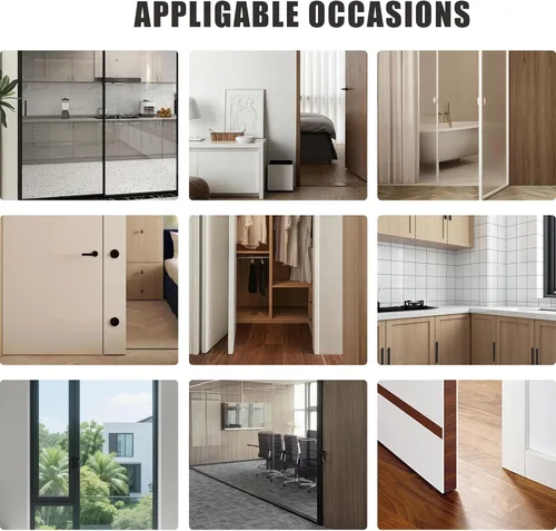 Miniatura 7 de TAROSE Tapón de puerta en forma de T de 20 pies, cinta de sellado de silicona para puertas y ventanas, color blanco, 1.38 pulgadas de ancho