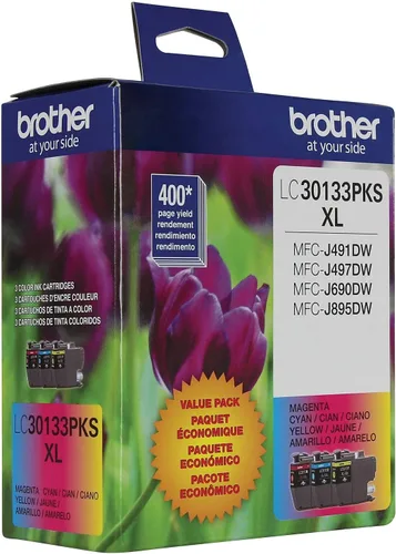 Miniatura 8 de Brother - Cartuchos de tinta de alto rendimiento para impresoras a color LC3013, 3 paquetes para la serie Work Smart - Tinta de grado profesional
