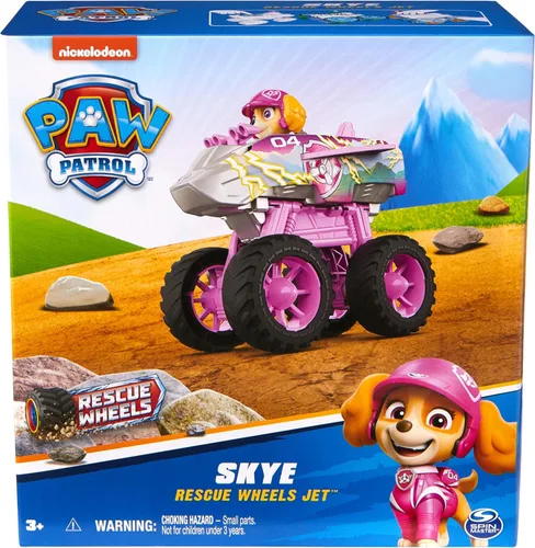 Miniatura 8 de PAW Patrol: Rescue Wheels Skye’s Jet, camión juguete con transformación en modo avión y figura de acción coleccionable, juguete para niños y niñas
