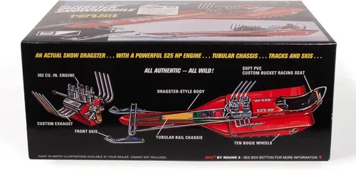 Miniatura 3 de Skill 2 Model Kit Rupp Super SNO-Sport Snowmobile Dragster (El Primero del Mundo) Modelo a escala 1/20 por MPC