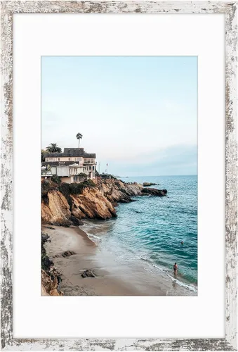 Miniatura 42 de Frametory, Marcos de 8 x 10 para mostrar imágenes de 5 x 7 con paspartú o fotos de 8 x 10 sin paspartú, vidrio resistente a roturas, accesorios