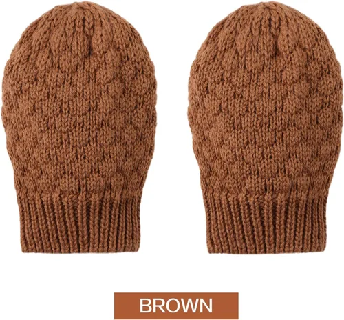 Miniatura 76 de Guantes de punto para bebés, niños y niñas, guantes de invierno para recién nacidos, guantes de 0 a 3 años