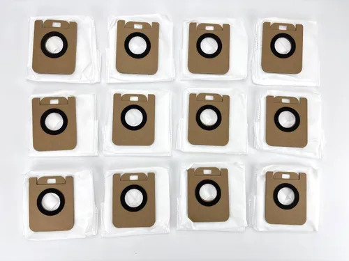 Miniatura 6 de 12 bolsas de polvo de repuesto para aspiradoras robot Dreame D10 Plus RLS3D / D10s Plus / Z10 Pro, gran capacidad de 3 litros de sellado automático